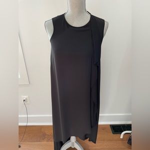 BCBG MaxAzria Black Sleeveless Asymmetrical Dress. Size XS.